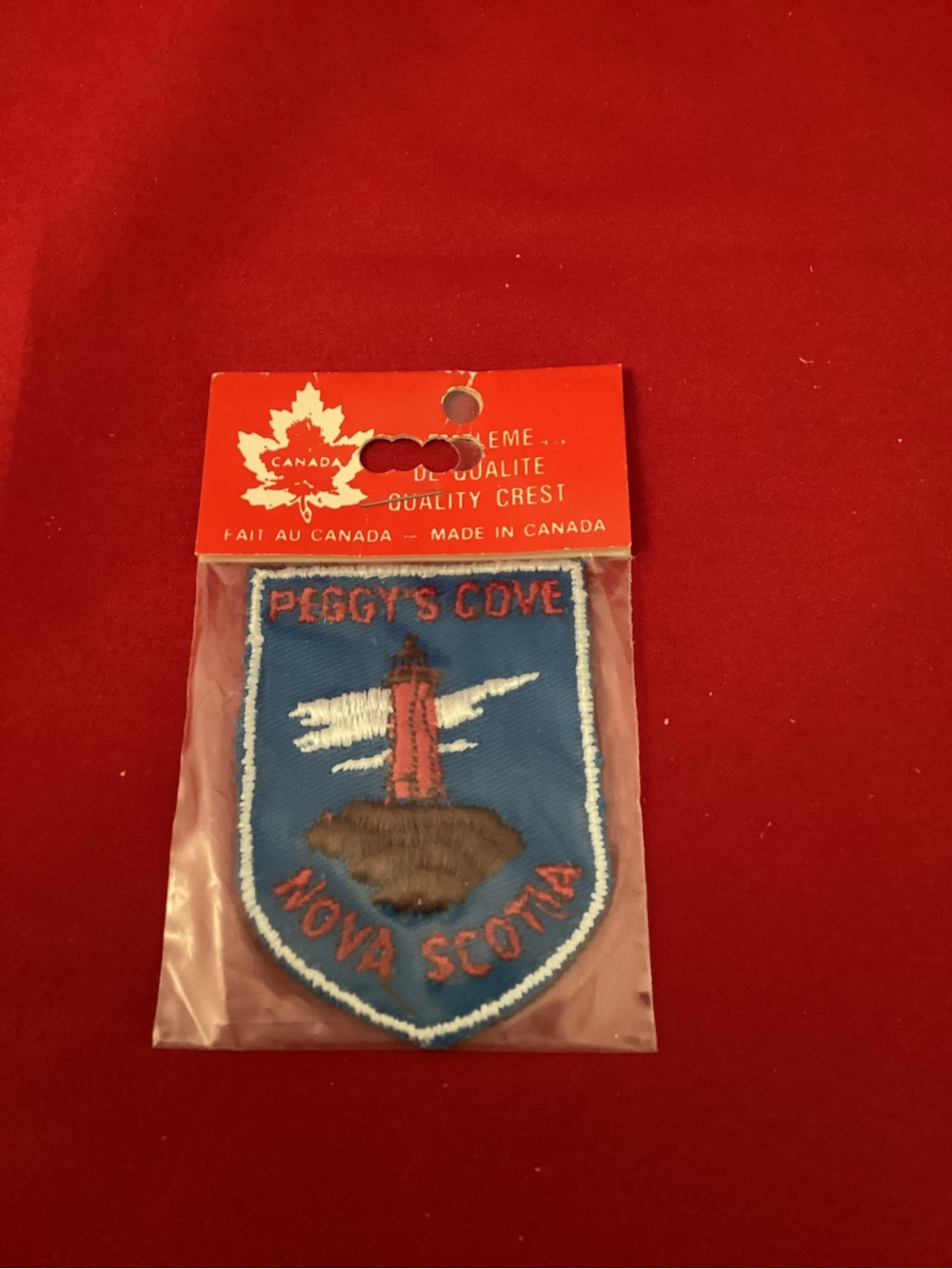 Peggy's Cove Nova Scotia Embroidered Patch
